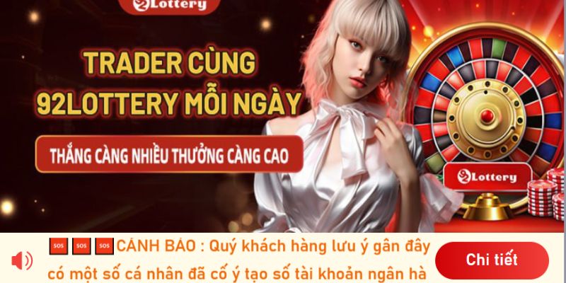 Tìm kiếm và truy cập trang chủ 92Lottery